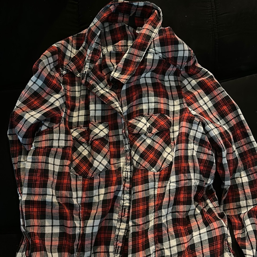 Plaid h&m button down
